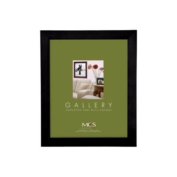 MCS 16x20 Gallery Flat Top Wood Picture Frame Black