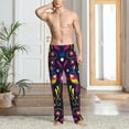 thumbnail image 6 of Lsque Colorful Mexican Print Men's Pajama Pants, Lounge Pant - Comfortable Home Wear,Elastic Waistband, Stylish Design-Large, 6 of 9