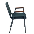 thumbnail image 3 of Bowery Hill Fauteuil d'Appoint Empilable Polyvalent en Tissu/métal Vert, 3 of 9