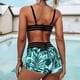 thumbnail image 4 of Cómodo Bikini elegante para mujer con estampado de hojas Traje de baño de dos piezas con estampado Traje de baño Conjunto de ropa de playa OAVQHLG3B Store lin121212, 4 of 4