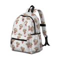 thumbnail image 2 of Highland Cow and Butterfly Print Cute School Backpack with Padded Back and Adjustable Shoulder Straps 13.4"x11"x4.7", 2 of 5