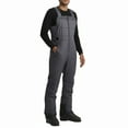 thumbnail image 6 of JUUYY Men's Insulated Waterproof Ski Bib Overalls Waterproof Windproof Snowpants Winter Ski Jumpsuits Snowboarding Pants Snow Ski Overalls Dark Gray XL, 6 of 9