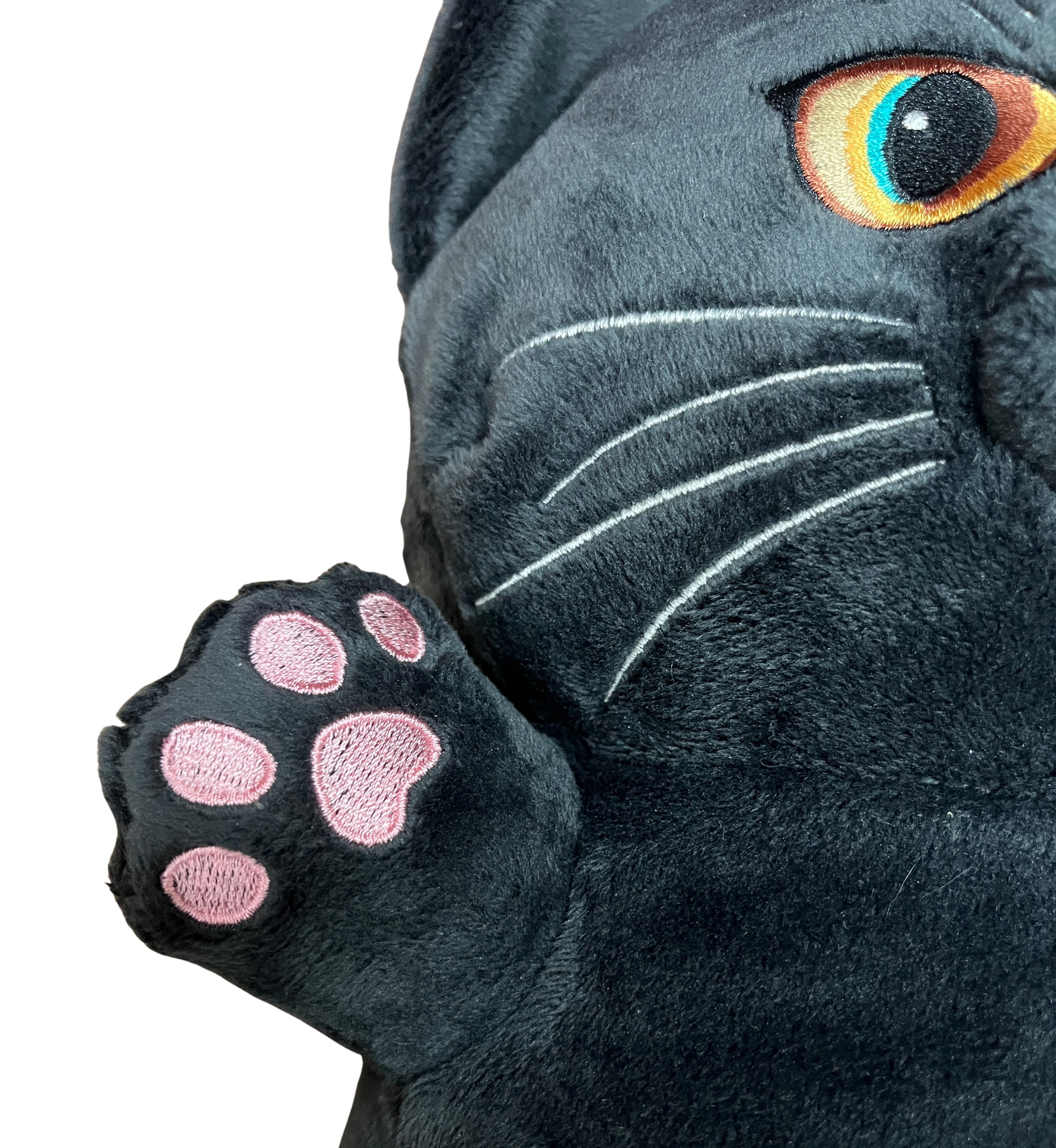 dinofactory Cat Golf Driver Headcover, Plush Kitten, Dark Gray