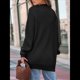 thumbnail image 5 of Cárdigan Extragrande de Punto Suave para Mujer con Bolsillos Negro XXL, 5 of 6