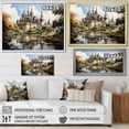 thumbnail image 4 of Designart "Castles captivate Stronghold VI" Architecture Floater Framed Canvas Wall Art, 4 of 7