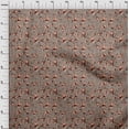 thumbnail image 4 of oneOone Cotton Poplin Brown Fabric Floral Craft Projects Decor Fabric Printed By The Yard 42 Inch Wide, 4 of 4
