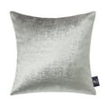 thumbnail image 3 of Phantoscope Bronzing Gold Foil Printed Cut Pile Velvet with Gilding Metallic Shiny Decorative Throw Pillow, 18" x 18", Grey Silver, 2 Pack, 3 of 5