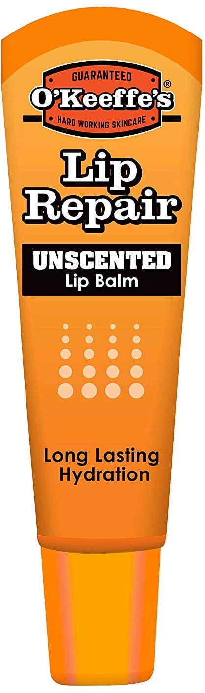 O'Keeffe's Unscented Lip Repair Tube Lip Balm 0.35 oz (Pack of 2)