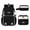 Pink(Three-piece), variant on AoDai Simple color-matching student backpack with large capacity Oxford fabric shoulder bag. Campus backpack with fluffy hanging charm.