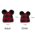 thumbnail image 5 of Christmas Hat, Mother Kid Christmas Hat For Girl Boy Autumn Winter Baby Warm Knitted Kids Cap Elastic Family Parent Children Hats (BabyB,One Size), 5 of 6