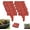 Red, variant on Durable Imitation Stone Garden Fence - Weatherproof Plastic Edging for Flower Beds & Lawns, Interlocking Decorative Panels, DIY Cobblestone Effect, Easy Installation Black 10PCS