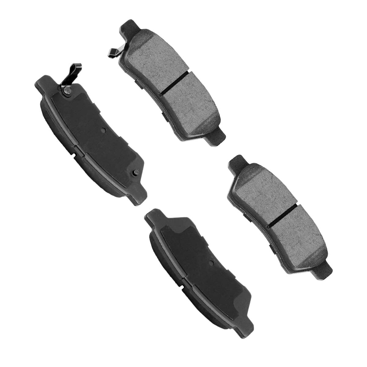 AutoShack Front & Rear Premium Ceramic Brake Pad Set for Nissan & Suzuki, Frontier 2005-2024 Xterra 2005, 2008-2015 Equator 2009-2012, 4WD RWD L4 2.5L V6 3.8L 4.0L