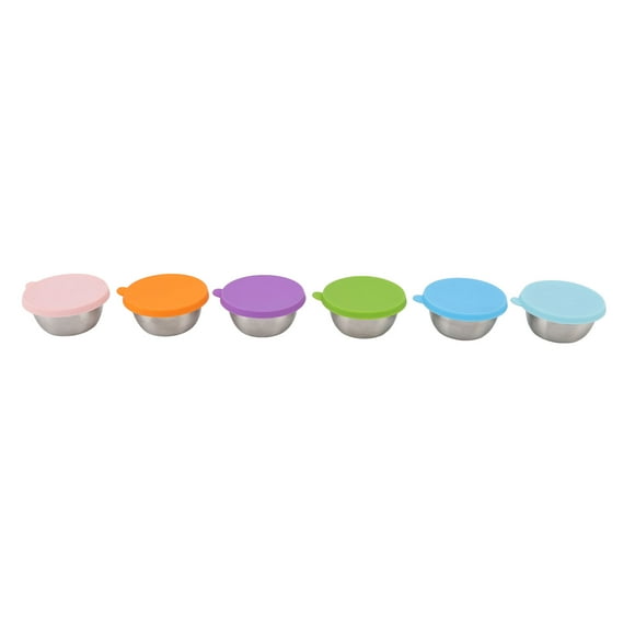 Condiment Containers,6Pcs Salad Dressing Container Small Condiment Containers Sauce Container Elevated Design
