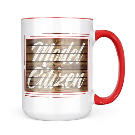 

Neonblond Painted Wood Model Citizen Mug gift for Coffee Tea lovers