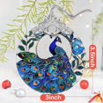 thumbnail image 3 of Adorno navideño con forma de pavo real en forma de tuber, 7,5 x 9 cm, 3 of 6