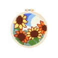thumbnail image 2 of HOZADOIE Poke Poke Embroidery Home Decor Coarse Yarn Poke Embroidery DIY Material Package Flower Series Style Poke Music, 2 of 5