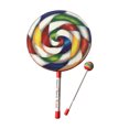 thumbnail image 1 of ZheElen Lollipop Hand Drum Easy-to Musical Learning Toy For Kids Colorful Rainbow Hand Drum Stick Toy Set 8inch, 1 of 6