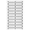 thumbnail image 1 of KAKOWELY sticky ruler 21pcs Adhesive Ruler Measuring Tool Stickers Flexible Ruler Measure Ruler Stickers Labeling Measuring Label Sticker Ruler Tape Measure Engineering Scale Ruler, 1 of 5