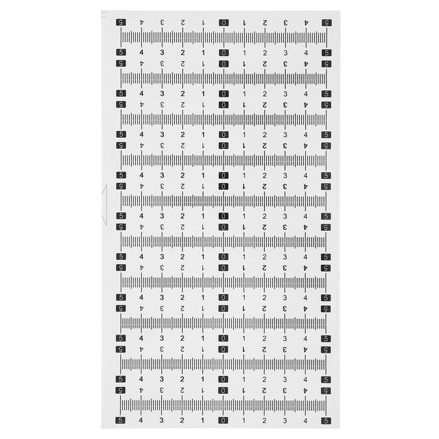 KAKOWELY sticky ruler 21pcs Adhesive Ruler Measuring Tool Stickers Flexible Ruler Measure Ruler Stickers Labeling Measuring Label Sticker Ruler Tape Measure Engineering Scale Ruler