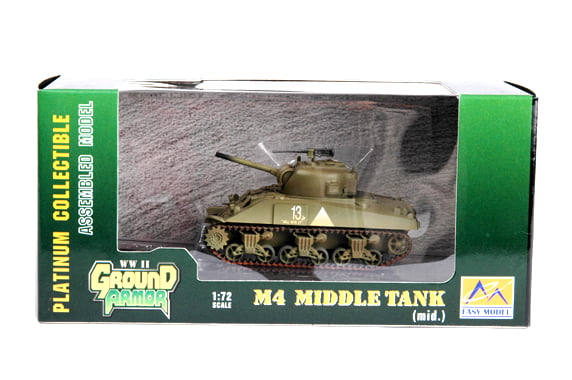 nuevo Easy Model 36251-1/72 US WWII m4 Middle Tank 6th Armored div 