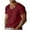 Wine Red, variant on ohmzyzo Men's Cotton Linen T Shirt Short Sleeve Crew Neck Tops Casual Summer Lightweight Loose Classic Basic Tee Shirts