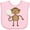 AD-Pink, variant on Inktastic Volleyball Monkey Boy Boys Baby Bib