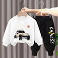 thumbnail image 2 of UAYOTSE Fall Toddler Baby Boy Clothes Winter Outfits Long Sleeve Sweatshirt Long Pants Little Boy Cothing Set,Sizes 4-5 Years, 2 of 7
