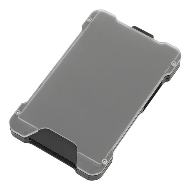 Work Card Cover, Slim and Beautiful Aluminium Alloy Advanced Shielding Technology Lightweight Work Name Card Holder Practical Durable for Travel Black