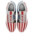 thumbnail image 2 of American Flag Shoes for Men Women Running Sneakers Breathable Casual Sport Tennis Shoes White Size 10, 2 of 5