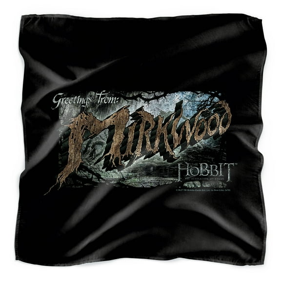The Hobbit Greetings From Mirkwood Bandana (21 in x 21 in)