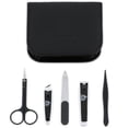 thumbnail image 3 of RBX Men's Nail Grooming Kit - 5 Piece Travel Size Nail Clipper Set with Case, 3 of 7