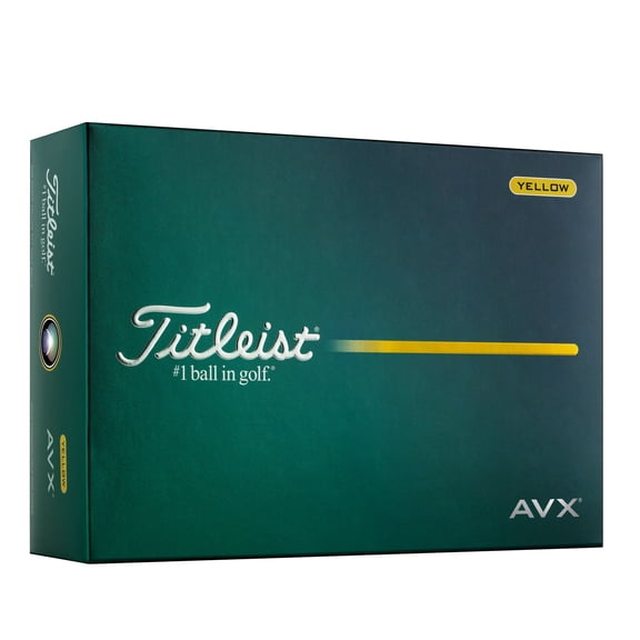 Titleist 2026 AVX Golf Balls 12pk, Yellow