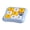Blue, variant on AOOOWER Stimulating Number Grids Plastic Dog Puzzle For Treat Finding And Entertainment