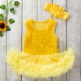 thumbnail image 2 of ZTKWD Girls Tulle Skirt Set Ruffle Sleeve Shirt Tutu Dress Summer Birthday Party Outfit 2-10 Years, 2 of 5