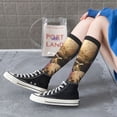 thumbnail image 5 of Daiia Sports Socks Eerie Skull Holding Another Printed Novelty Crew Socks for Men Women Knee High Socks Cotton Socks Soft & Breathable Support Unisex Socks, 5 of 9