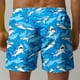 thumbnail image 5 of Yaoyar Mens Hawaiian Print Quick Dry Shorts Swimwear Print Casual Shorts Drawstring Summer Beach Stretch Shorts, 5 of 5