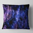 thumbnail image 2 of Designart Dark Blue Fractal Desktop - Abstract Throw Pillow - 16x16, 2 of 5