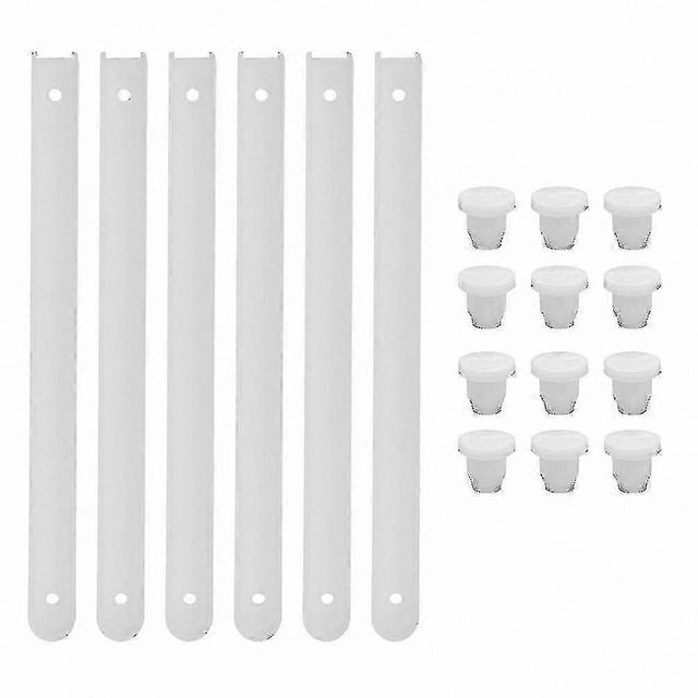 3-Pack Plastic Drawer Slides with Rails and Tracks for Replacement Use