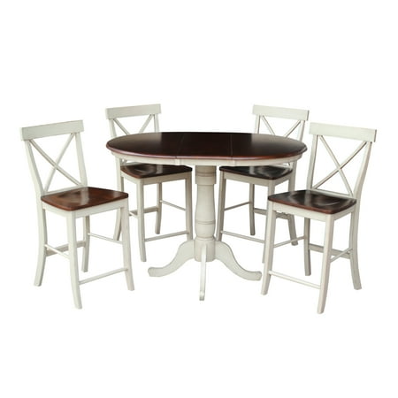 Counter Table With Stools 36