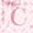 Pink C, variant on Erosebridal Girl Personalized Gifts Queen Comforter Set,Alphabet D Bedding Comforter Set For Kids,Reversible pink,3-Piece