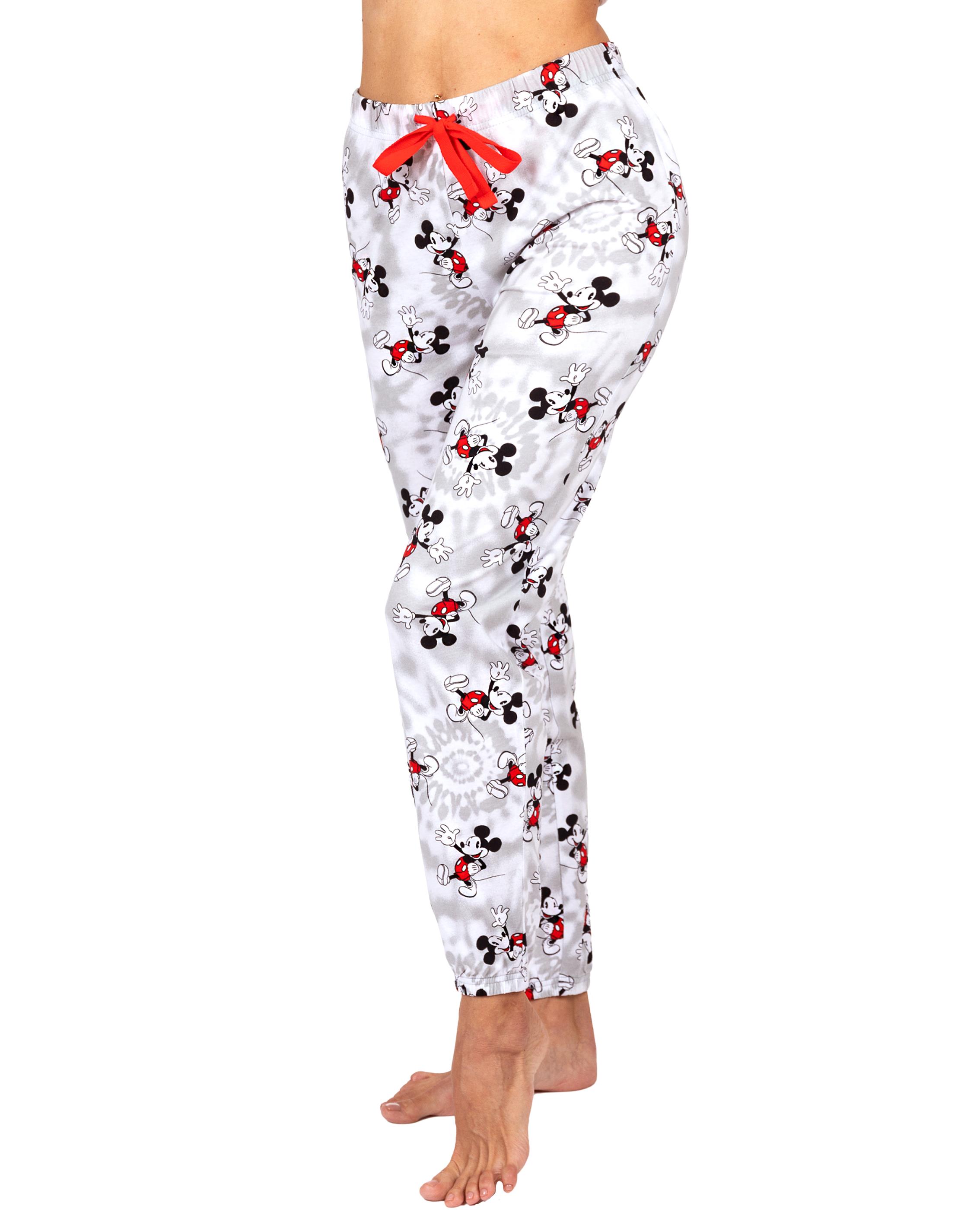 Disney Mickey Mouse Womens Pajama Pants, Sleepwear Bottoms, Classic Mickey, Size: M - image 4 of 5