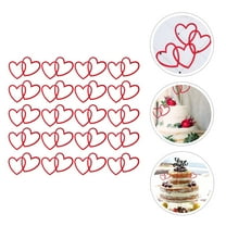 MERRYHAPY 30 Pcs Cake Toppers with Sticks and Stickers for Birthday Party Decorations and Celebrations