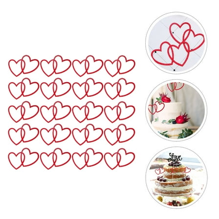 MERRYHAPY 30 Pcs Cake Toppers with Sticks and Stickers for Birthday Party Decorations and Celebrations