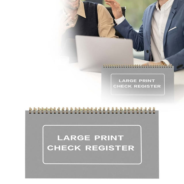 WIFKLSIIPG Check Transaction Book for Personal and Business Accounting with Carbonless Duplicate Copy Design
