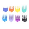 thumbnail image 1 of 8pcs Guide Combs Professional Multi Colors Electric Hair Trimmer Guide Combs for Salon Barber, 1 of 7