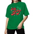 thumbnail image 2 of Jolly AF Christmas Design Women's T-shirt, 2 of 3