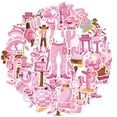 thumbnail image 2 of 35pcs-50pcs Western Stationery Stickers Cowboy Kids Stickers Pink Children Stickers for Laptops Suitcases Notebooks, 2 of 9