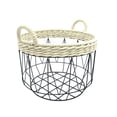 thumbnail image 1 of hometrends Wire Basket with Woven Rope, 1 of 2