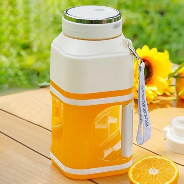Botella exprimidora portátil DQrwqpou 1L con 10 cuchillas Mini exprimidor