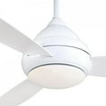thumbnail image 3 of Minka-Aire Concept I Wet 58-Inch 3-Blade Ceiling Fan in White Finish W/ White Blades & White Opal Glass - F477L-WH, 3 of 3